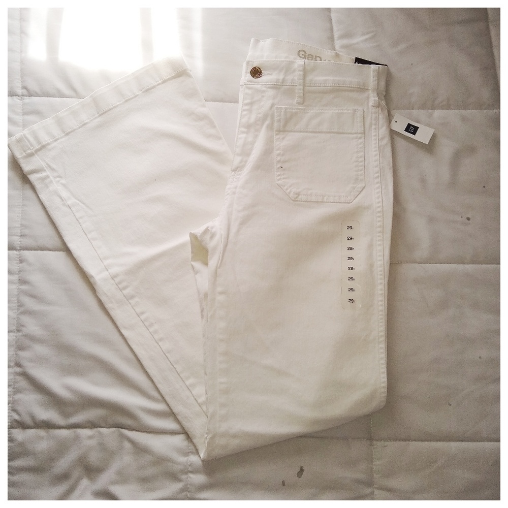 White Flared Jeans